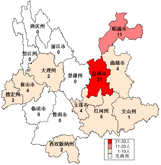 「云南新增本土无症状4例」〃云南新增6例确诊病例23例无症状-第1张图片